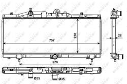 NRF hűtő, motorhűtés NRF 53983 (53983)