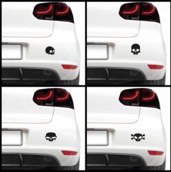 4 Decor Sticker auto - Cranii (pachet)