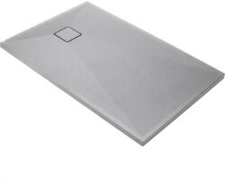 Deante Cadita de dus dreptunghiulara Deante Correo din granit gri 120x70 cm (KQR_S73B) - sanoterm