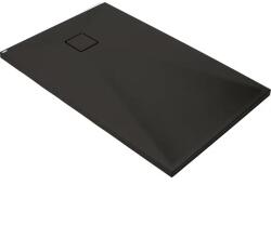 Deante Cadita de dus dreptunghiulara Deante Correo din granit negru 120x70 cm (KQR_N73B) - sanoterm