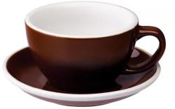 LOVERAMICS Egg - Cafe Latte 300 ml Cup and Saucer - Brown