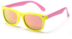 Techsuit Ochelari de soare Ochelari de Soare pentru Copii cu Protectie UV - Techsuit (D802) - Yellow / Pink / Pink (KF2327094)