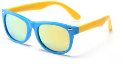 Techsuit Ochelari de soare Ochelari de Soare pentru Copii cu Protectie UV - Techsuit (D802) - Yellow / Light Blue (KF2313398)