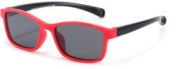 Techsuit Ochelari de soare Ochelari pentru Copii Polarizati - Techsuit (8260-C40) - Red / Black (KF2326928) - vexio