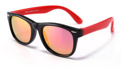 Techsuit Ochelari de soare Ochelari de Soare pentru Copii cu Protectie UV - Techsuit (D802) - Black / Pink (KF2327099) - pcone
