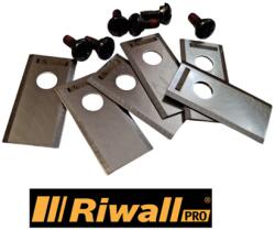Riwall PRO tartalék késkészlet robotfűnyíróhoz - RRM 650 / 950 APP - 6 db/csomag (7913001601)