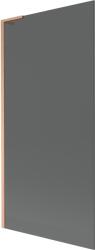 Mexen Next L, 1 szárnyas kádparaván 90 x 150 cm, 6mm szürke üveg, rézprofil, 895-090-000-03-40-65 (895-090-000-03-40-65)