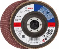 Bosch X431 Alox legyezőtárcsa, átmérő 115 mm, P120 (2608603655)