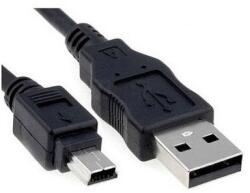 Akyga USB-A - Mini-B (5-tűs) kábel 1.8m fekete (AK-USB-03) (AK-USB-03) (AK-USB-03)