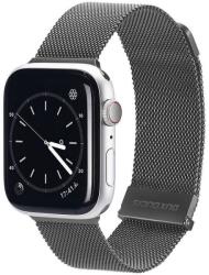 DUX DUCIS Milanese szíj mágneses rögzítésű rozsdamentes acél Apple Watch 38 / 40 / 41 mm szürke