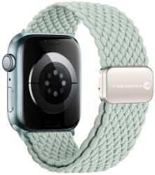 Forcell F-DESIGN FA02 nylon mágneses szíj APPLE Watch 42 / 44 / 45 / 49 mm olívazöld