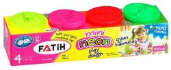 FATIH Plastilina usoara Modeling Dough Fatih 50610, 4x50g, Neon (50610)