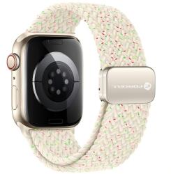 Forcell F-DESIGN FA02 nylon mágneses szíj APPLE Watch 42 / 44 / 45 / 49 mm számára, pisztácia