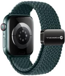Forcell F-DESIGN FA02 mágneses nylon szíj APPLE Watch 38 / 40 / 41 mm pisztácia színben