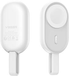 Veger powerbank 1200 mAh Apple Watch-hoz kompatibilis Apple Watch Pomme (W0102) fehér