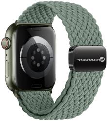 Forcell F-DESIGN FA02 nylon mágneses szíj APPLE Watch 38 / 40 / 41 mm rainforest green