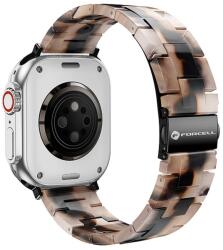 Forcell F-DESIGN FA04 márvány textúrájú gyantaszíj APPLE Watch 38 / 40 / 41 mm fehér