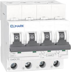 ELMARK Mcb Dc64 25A 4P 6Ka 1000V Curve C For Pv Systems (41569)