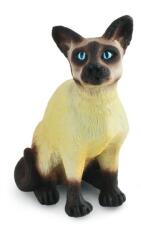 CollectA Figurina pictata manual Pisica Siameaza sezand (COL88331S) Figurina
