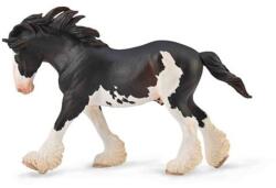 CollectA Figurina pictata manual Armasar Clydesdale, Black Sabino 88981 (COL88981XL) Figurina