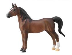 CollectA Figurina pictata manual Armasar American Saddlebred Castaniu 88954 (COL88954XL) Figurina