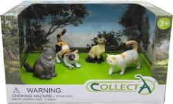 CollectA Set de 4 figurine pictate manual Pisicute indragite 84218 (COL84218UOB) - ookee Figurina