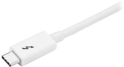 StarTech TBLT3 mM2 mW Thunderbolt 3 Apa - Apa Kábel - 2 m, Fehér