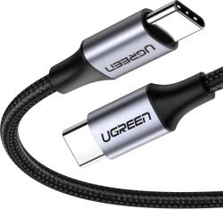 UGREEN US161 USB-C Apa - USB-C Apa 3.1 Adat és Töltő Kábel - 1.5 m, Szürke