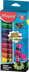 Maped Tempera Maped Color'Peps 12 ml 12 culori cutie carton (810510)