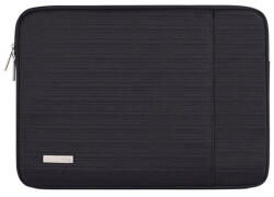 Gigapack Canvasartisan Laptop Tok - Univerzális, 14", 373 X 265 X 24 mm, Cseppálló, Plüss Belső, Fekete