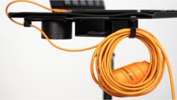 Tether Tools USB Type-C Apa - Micro USB Type-B Apa Adatkábel 90° Csatlakozó -9.4 m, Narancssárga