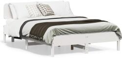 vidaXL fehér tömör fenyőfa ágy matrac nélkül 140x190 cm (3328245) - vidaxl