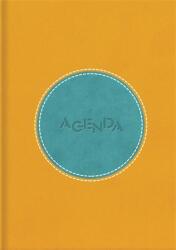 Dayliner Naptár, tervező, A5, napi, DAYLINER "Central", sárga-türkiz (NCEA5ST25) - webpapir