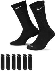 Nike Everyday Plus Cushioned Training Crew Socks (6 Pairs) Zoknik sx6897-010 Méret L