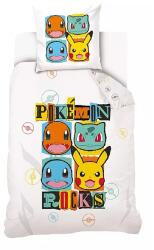 Carbotex Pokemon Rock ágyneműhuzat szett 140x200 cm
