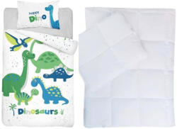  Dinoszauruszos ovis ágynemű szett (happy dino kék)