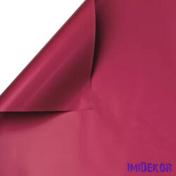  Egyszínű csomagoló dekor fólia ív 58x58cm 20db/cs - Bordó