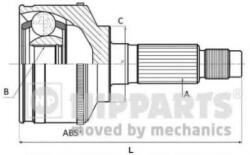 NIPPARTS Kit cap planetara MITSUBISHI CARISMA limuzina (DA) (1996 - 2006) NIPPARTS J2825132