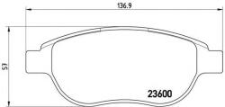 BREMBO Set placute frana, frana disc CITROEN XSARA PICASSO (N68) (1999 - 2016) BREMBO P 61 068