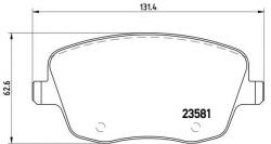 BREMBO Set placute frana, frana disc SKODA FABIA II (2006 - 2014) BREMBO P 85 057