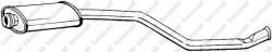 BOSAL Toba esapamet intermediara CITROEN XSARA Cupe (N0) (1998 - 2005) BOSAL 279-095