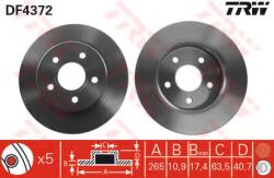 TRW Disc frana FORD FOCUS II Combi (DA) (2004 - 2012) TRW DF4372