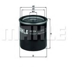 Mahle Original Filtru ulei SUZUKI ALTO (HA12, HA23) (1998 - 2004) MAHLE ORIGINAL OC 534