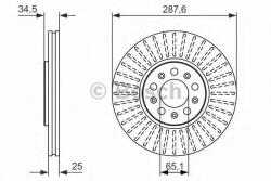 Bosch Disc frana SKODA RAPID Spaceback (NH1) (2012 - 2016) BOSCH 0 986 479 914