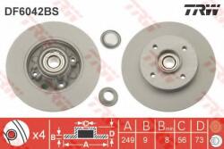 TRW Disc frana PEUGEOT 308 CC (2009 - 2016) TRW DF6042BS