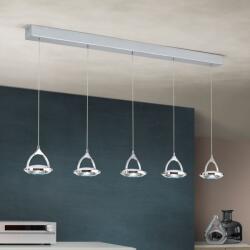 Orion Lustra LED suspendata cu cristal K9 design lux MOON 5L (HL 6-1710/5 chrom OR)