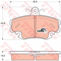 TRW Set placute frana, frana disc RENAULT TWINGO II (CN0) (2007 - 2014) TRW GDB1332