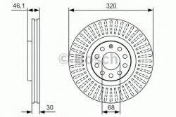 Bosch Disc frana AUDI A4 (8D2, B5) (1994 - 2001) BOSCH 0 986 479 S30