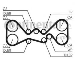 CONTITECH Curea distributie SUBARU FORESTER (SH) (2008 - 2016) CONTITECH CT1058