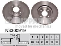 NIPPARTS Disc frana CHEVROLET AVEO Limuzina (T300) (2011 - 2016) NIPPARTS N3300919